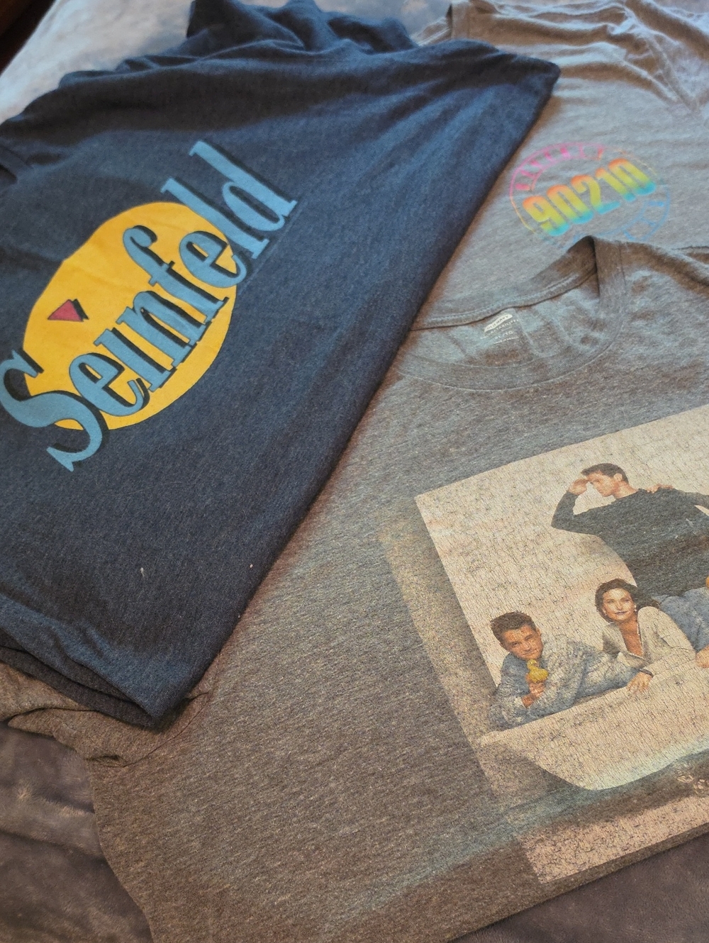 Classic Graphic Tee Bundle- Gray & Navy
